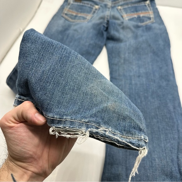 Ariat B4 Jeans Boys Size 16 Relaxed Boot Cut Denim Work Cowboy - Picture 6 of 12